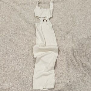 JLUXLABEL Cream Knit Skirt